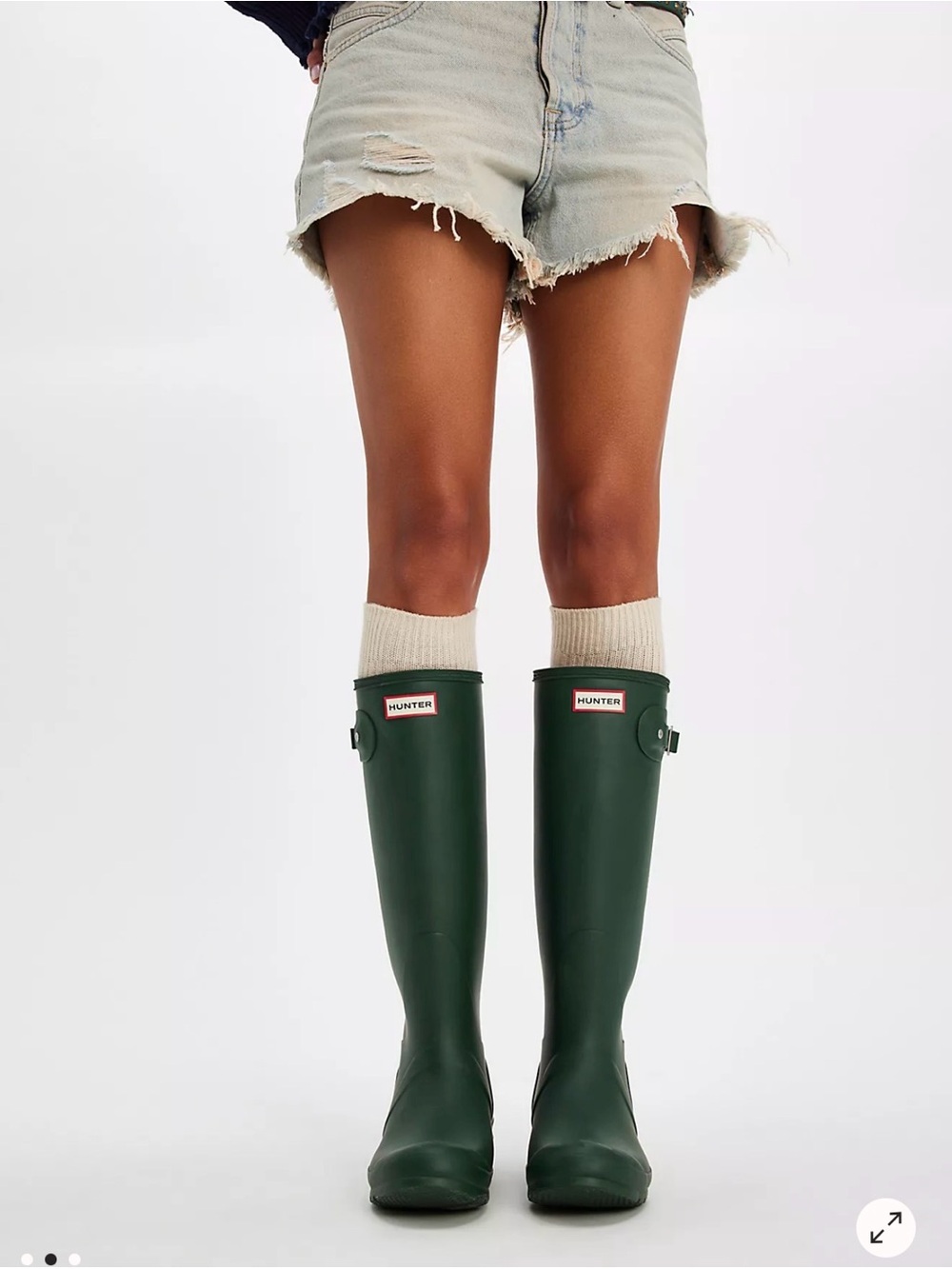 HUNTER WOMENS ORIGINAL TALL BOOTS 'HUNTER GREEN